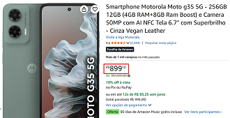 Oferta do Moto G35
