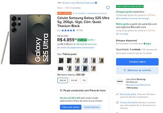 A oferta é para o Titanium Black