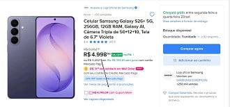 Promoção do Galaxy S26+