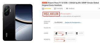 Oferta do POCO F7