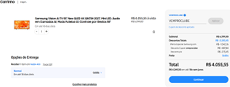 Samsung Vision AI TV 55 Neo QLED 4K QN70H 2027 com 36% de desconto nessa semana!