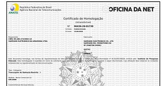 Certificado de homologação Galaxy Buds On (Foto: Felipe Lupetti).