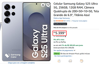 Oferta do Galaxy S25 Ultra