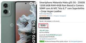 Oferta do Moto G35