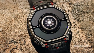 Sensores traseiros do Amazfit T-Rex Dual Solar
