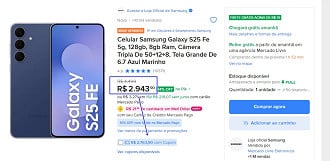 Galaxy S25 FE recebe corte enorme meses após chegar ao Brasil