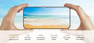 Honor X9e Pro tem tela absurdamente brilhante