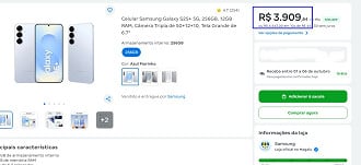 Galaxy S25+ em oferta