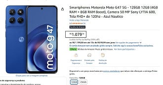 Oferta do Motorola Moto G47