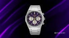 Seiko lança cronógrafo Edo Purple de edição limitada com mostrador roxo Seiko lança cronógrafo Edo Purple de edição limitada com mostrador roxo