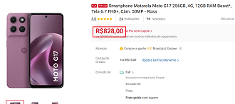 Oferta do Moto G17