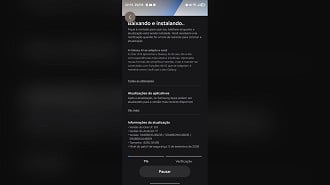 Changelog oficial de atualização (Foto: Nicolas Muller).