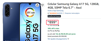 Oferta do Galaxy A17 5G
