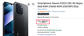 Oferta do POCO C85 4G