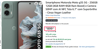 Oferta do Moto G35