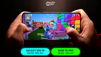 No Fortnite eu testei com gráficos no épico e FPS em 120.