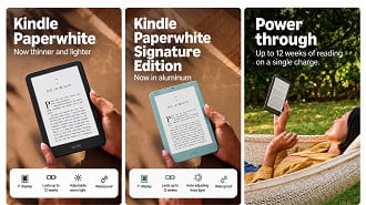 Amazon apresenta nova geração do Kindle com mudanças no design.