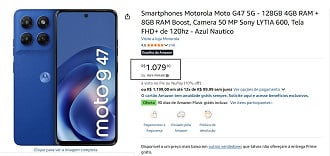 Promoção do Motorola Moto G47