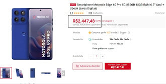 Motorola Edge 60 Pro em oferta