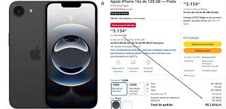 Promoção do iPhone 16e