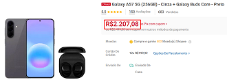 Oferta do Galaxy A57
