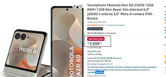 Oferta do Razr 60