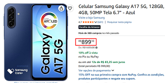Oferta do Galaxy A17 5G