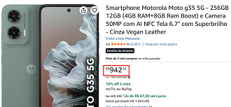Oferta do Moto G35