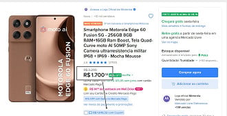 Motorola Edge 60 Fusion em oferta