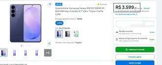 Oferta do Galaxy S26 FE