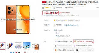 Oferta do realme P4 Power