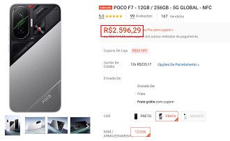 Oferta do POCO F7