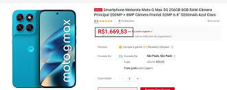 Oferta do Motorola Moto G Max