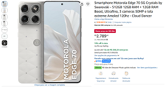Motorola Edge 70 Swarovski