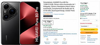 Oferta do celular da Huawei.