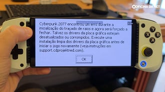 Cyberpunk 2077 com erro
