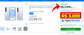 Promoção do Galaxy S25+