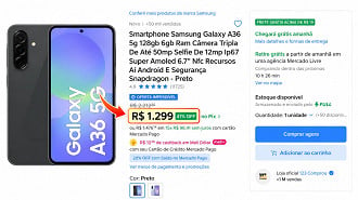 Oferta do Galaxy A36