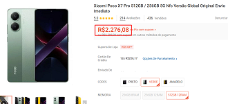 Oferta do POCO X7 Pro