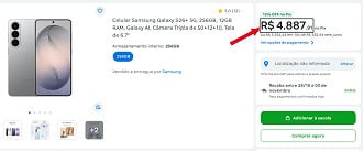 Oferta do Galaxy S26+