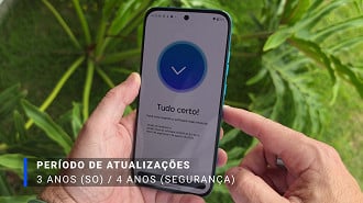 São 3 anos de atualizações de Android e 4 anos de patches de segurança