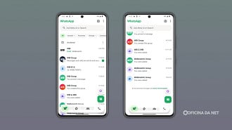 WhatsApp prepara barra de navegação que diminui ao rolar conversas