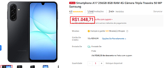 Oferta do Galaxy A17 4G
