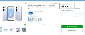 Oferta do Galaxy S25+