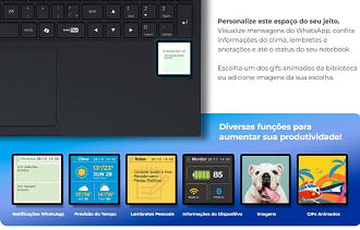 Positivo Vision P15M possui uma mini tela integrada