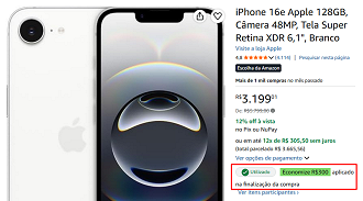 Oferta do iPhone 16e