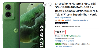 Oferta do Moto G35