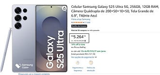 Oferta do Galaxy S25 Ultra
