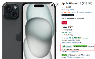 Oferta do iPhone 15