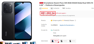 Oferta do POCO C85 4G